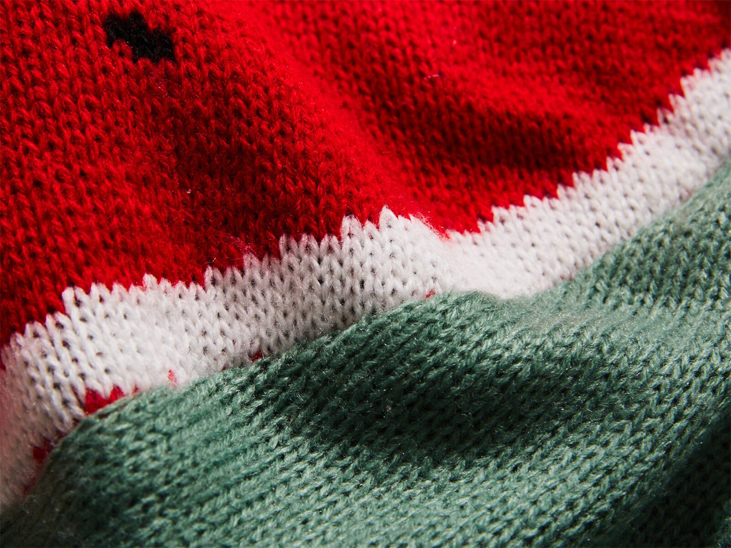 Fruit-Themed Knitted Cushion 8 x 16 Inch
