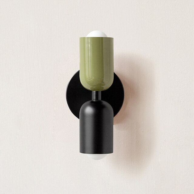 Cream Double-Head LED Wall Lights