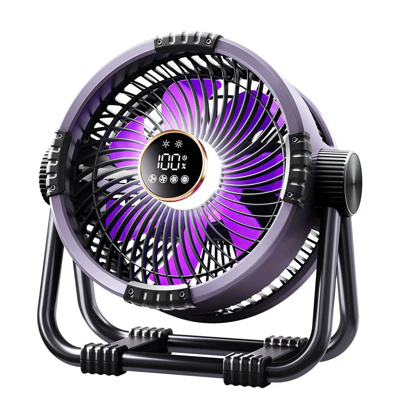 4-in-1 Rechargeable Fan and Night Light with 20000mAh Battery