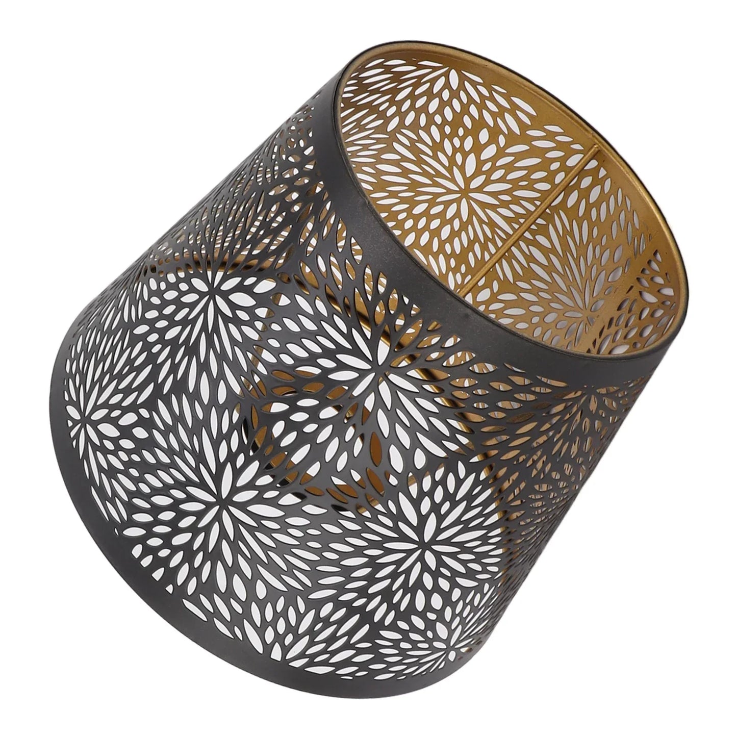 Elegant Gold Patterned Metal Lamp Shade