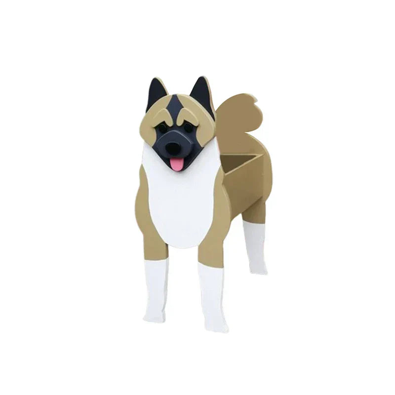 Dog-Shaped Planter - Delightful Indoor/Outdoor Flower Pot