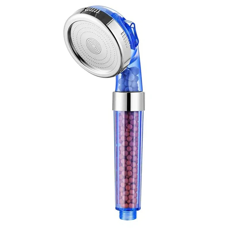 High Pressure Water-Saving Shower Head with Filter and Mineral Anion Stones