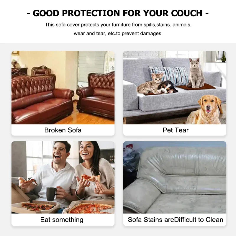 Stretch Jacquard Sofa Cover for 1-4 Seater and L-Shape