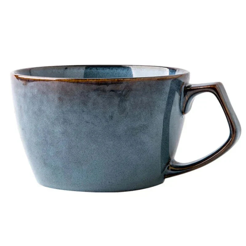 Extra Large Hand-Painted 22 oz Porcelain Coffee Mug