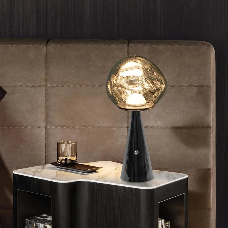 Mini Lava-Style LED Table Lamp for Living Room and Office
