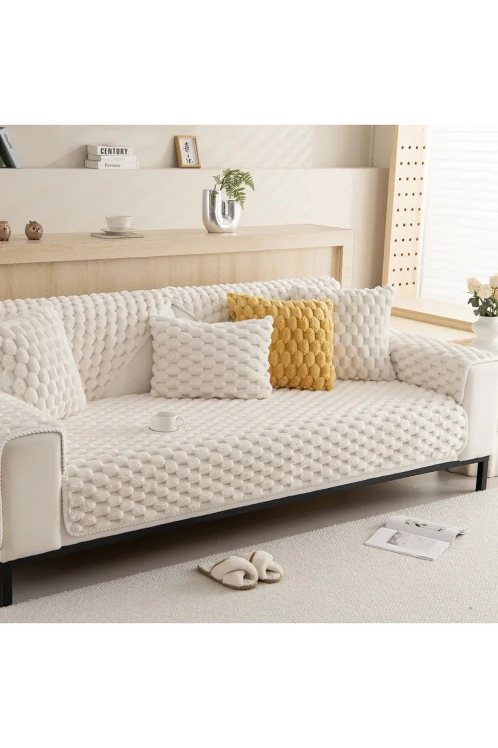 Polyester Velvet Sofa Cover