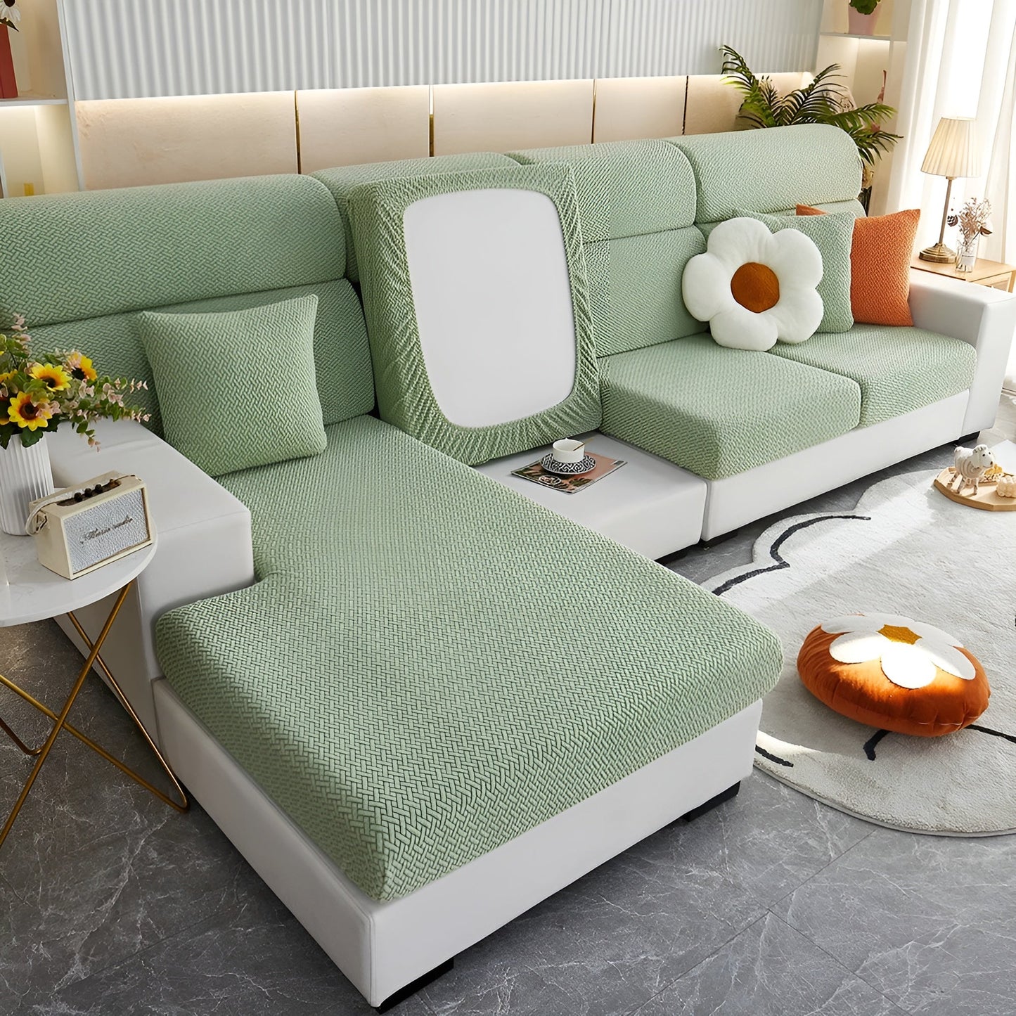 Water-Repellent Stretch Sofa Cover for All-Around Protection
