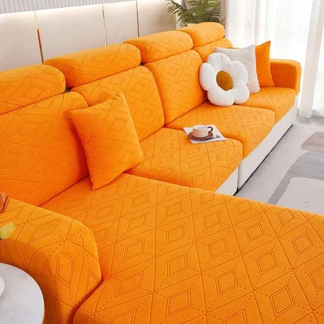 Elegant Jacquard Non-Slip Sofa Cover