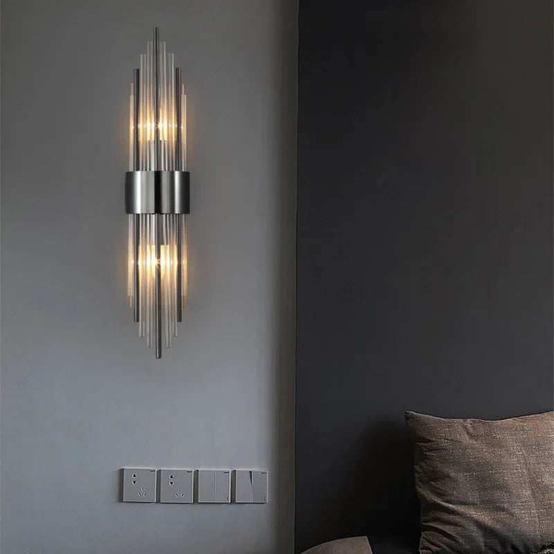 Gold LED Wall Lamp with Elegant Design