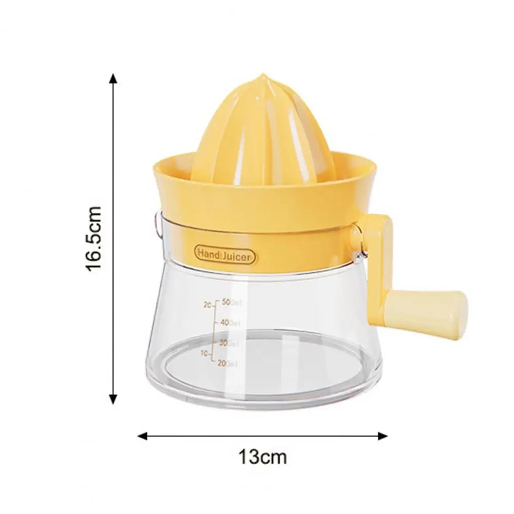Handheld Ergonomic Lemon Juicer - Dual Press Manual Citrus Extractor