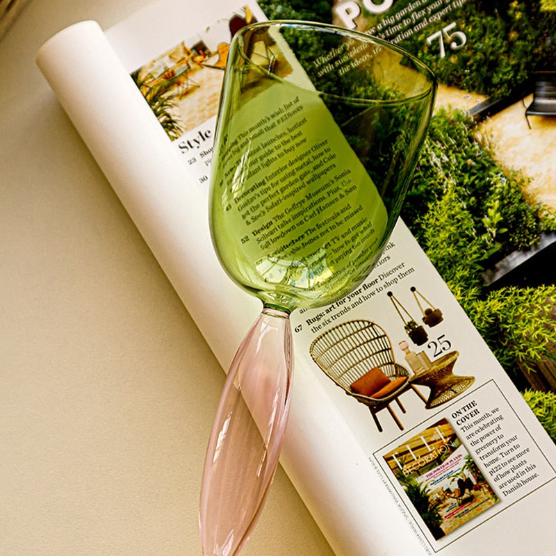 Borosilicate Glass Wine Glass - 3 Colors