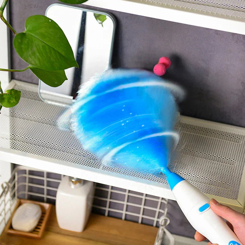 Electric Dust Sweeper with 2-in-1 Brush System