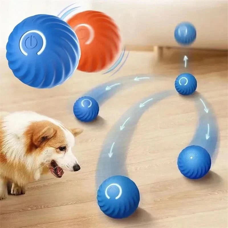 Interactive Rechargeable Dog Ball with Automatic Movement