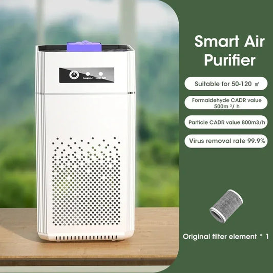 Compact HEPA Air Purifier with Negative Ion Technology