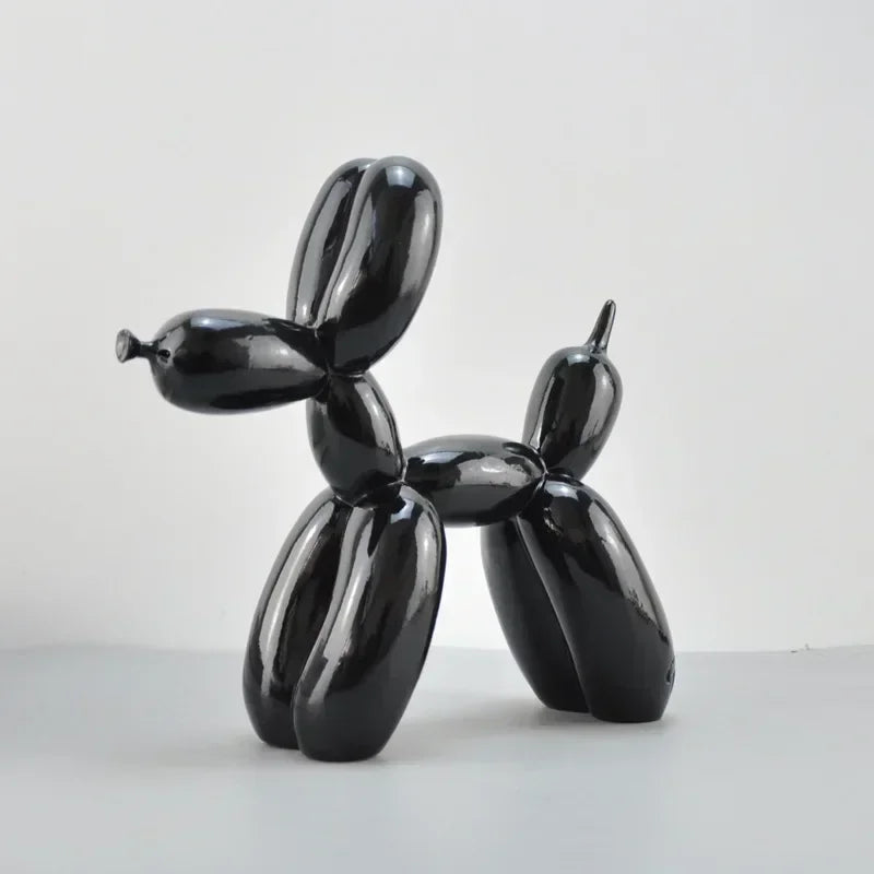 Nordic Resin Balloon Dog Sculpture Modern Art Figure