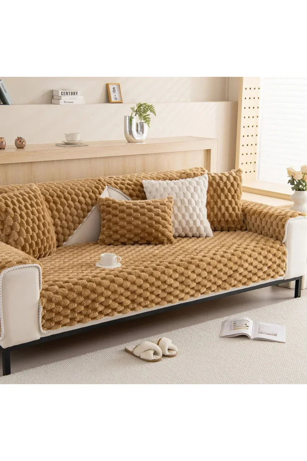 Polyester Velvet Sofa Cover
