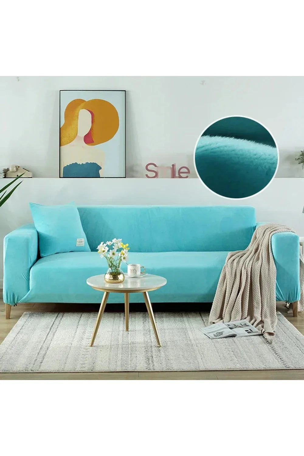 Stretch Polyester Armchair Sofa Cover