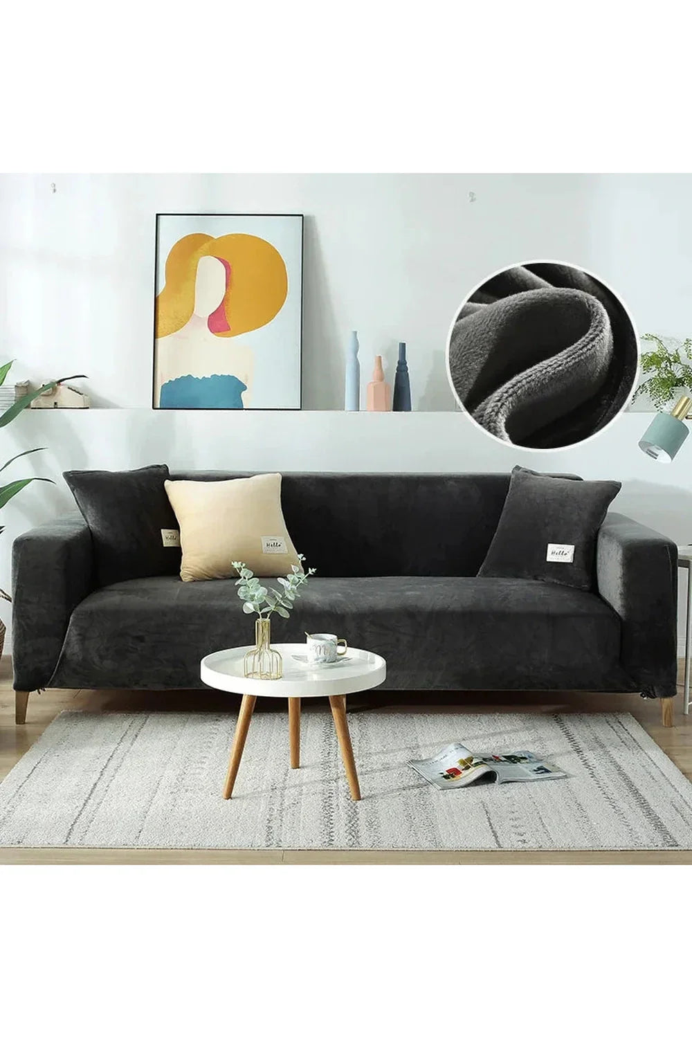 Stretch Polyester Armchair Sofa Cover