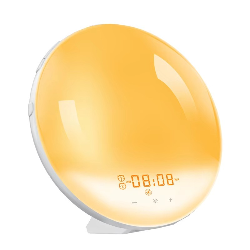 Sunrise Simulation Alarm Clock with FM Radio and Night Light