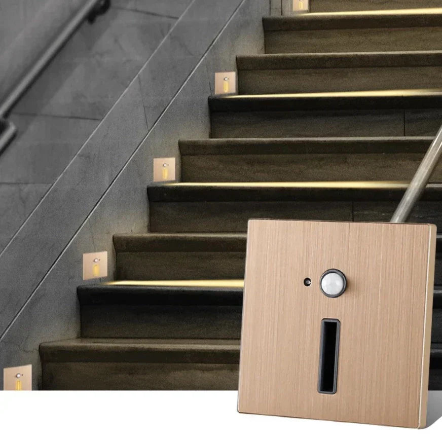Motion-Activated Wall Sensor Stair Light