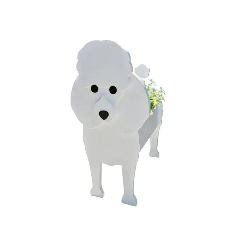 Dog-Shaped Planter - Adorable Indoor Outdoor Flower Pot