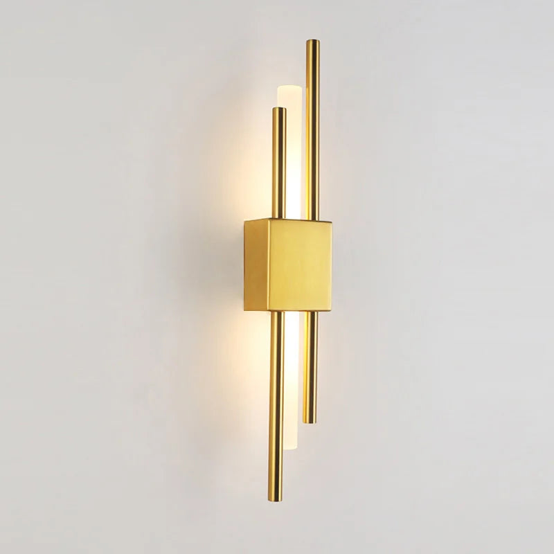 Dual-Headed Modern LED Wall Lamp with Adjustable Color Temperature