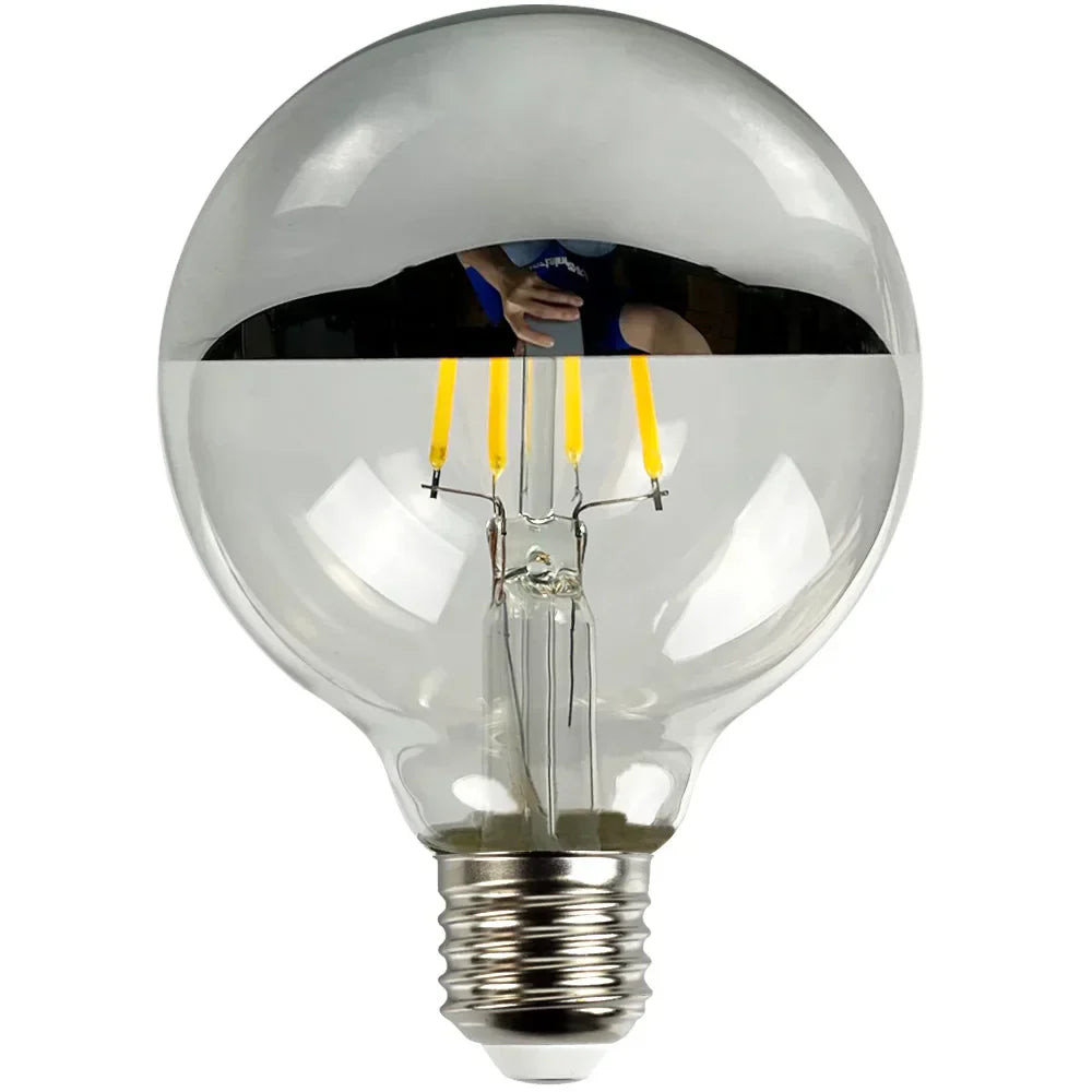 Dimmable Vintage LED Table Lamp with Wooden Base