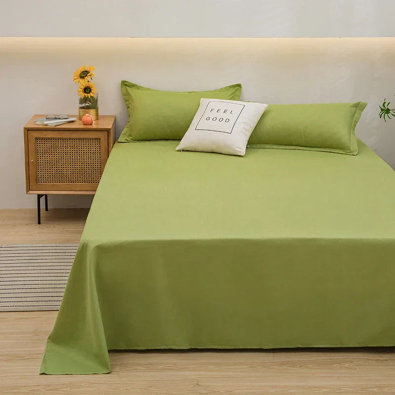 100% Linen Fitted Bed Sheet for Comfortable Sleep