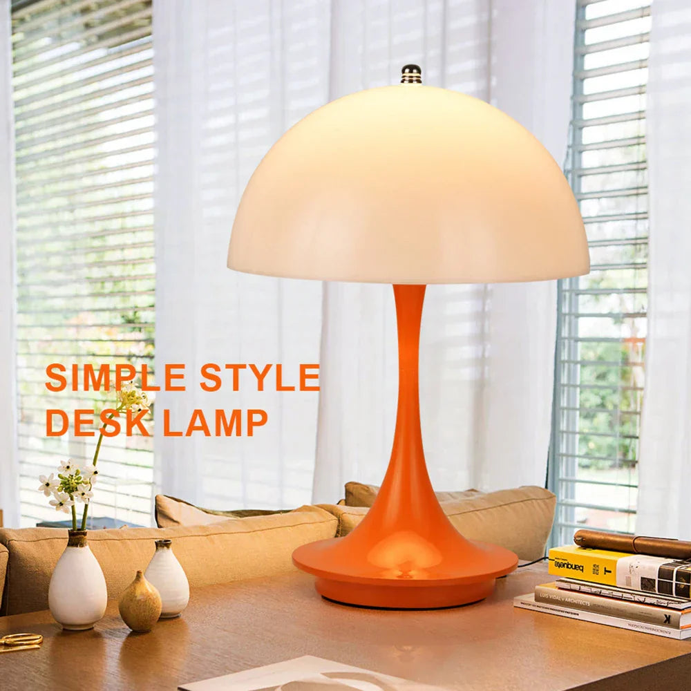 Elegant Touch Control LED Table Lamp with USB Charging
