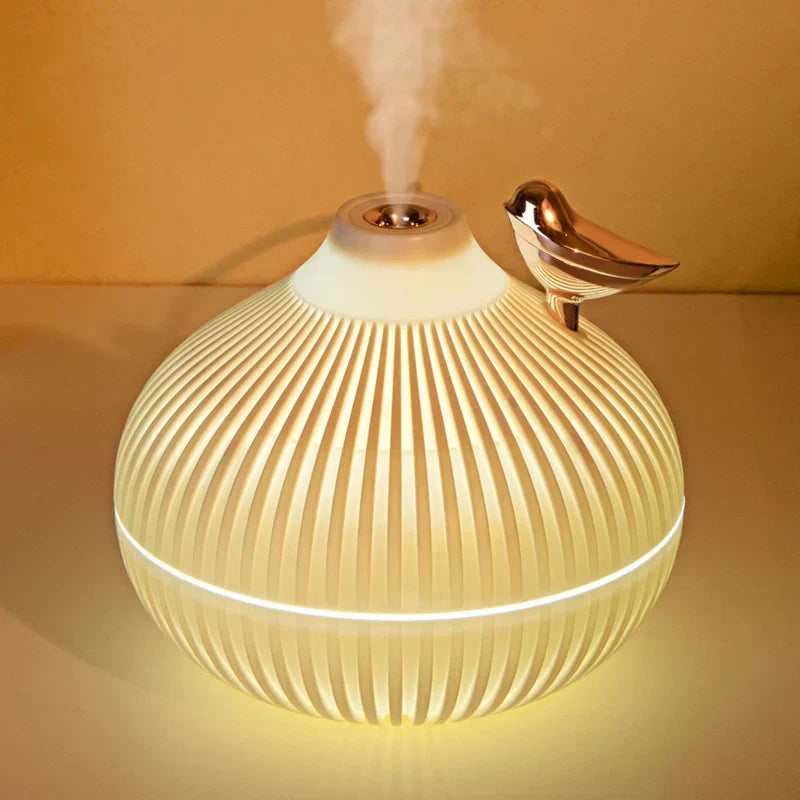 USB Onion-Shaped Humidifier with LED Night Light and Mood Lighting