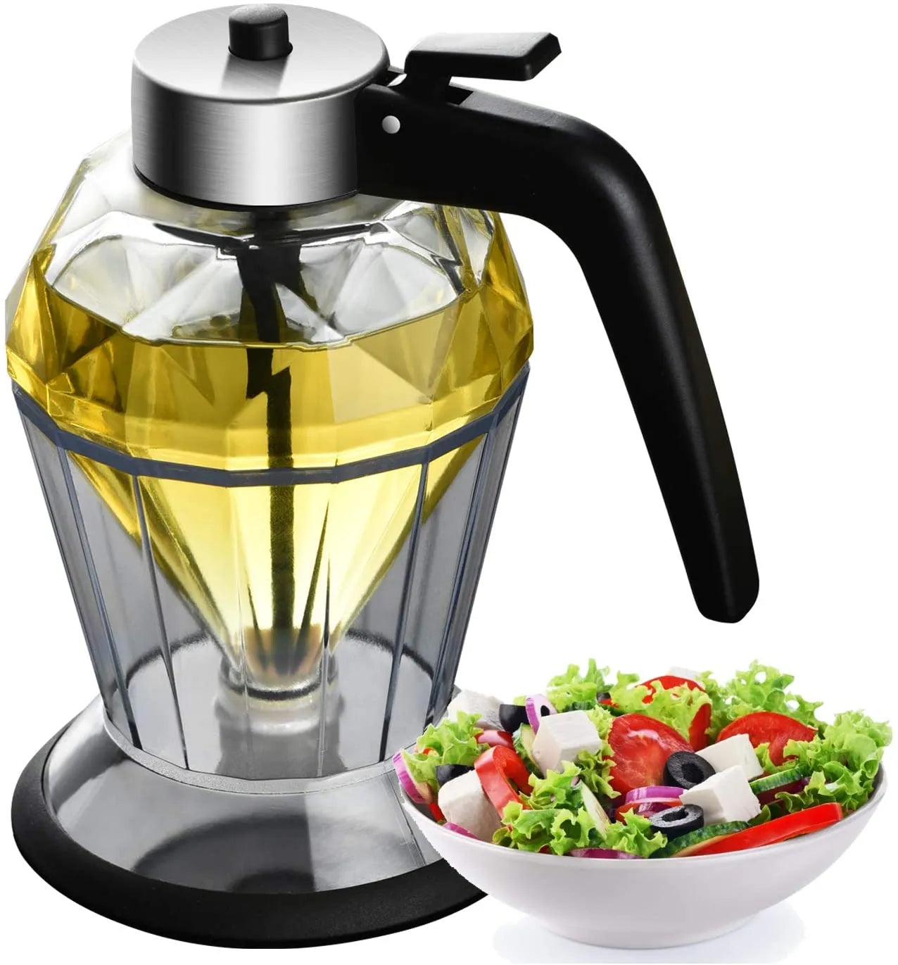 Clear Glass Oil Dispenser with Drip Mechanism