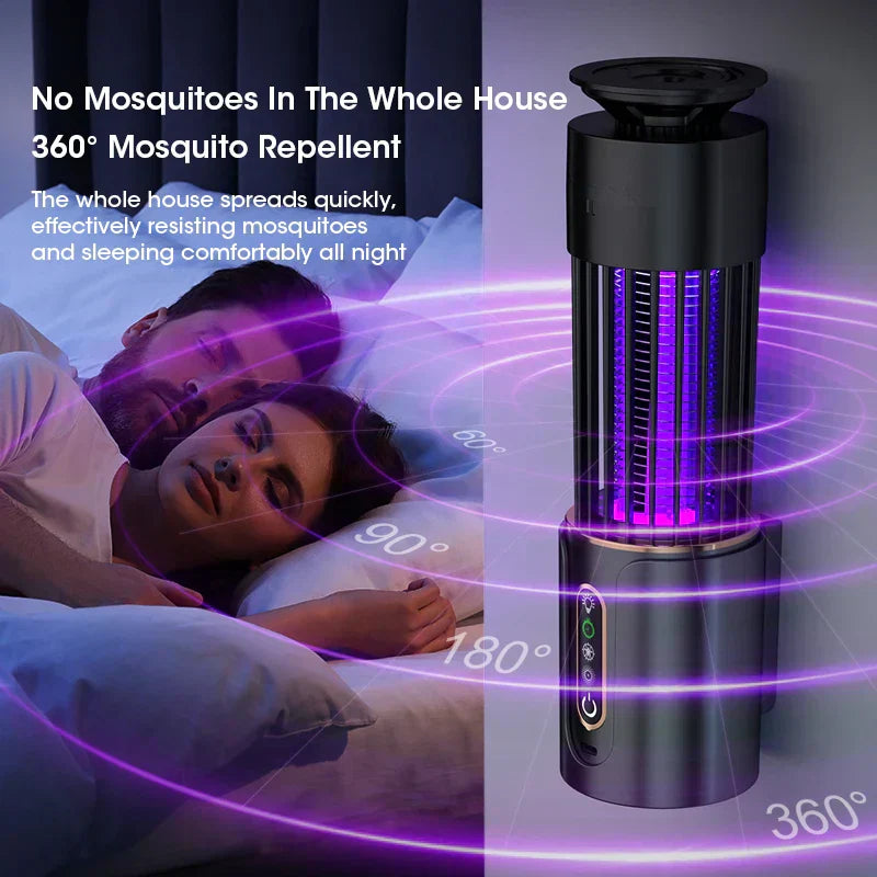 USB Rechargeable Chemical-Free Mosquito Lamp with Night Light