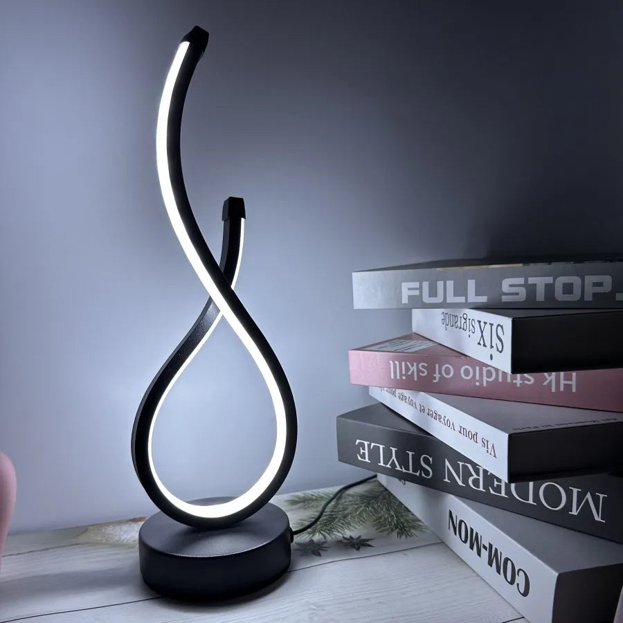 Dimmable LED Table Lamp with 3 Light Colors and Modern Design