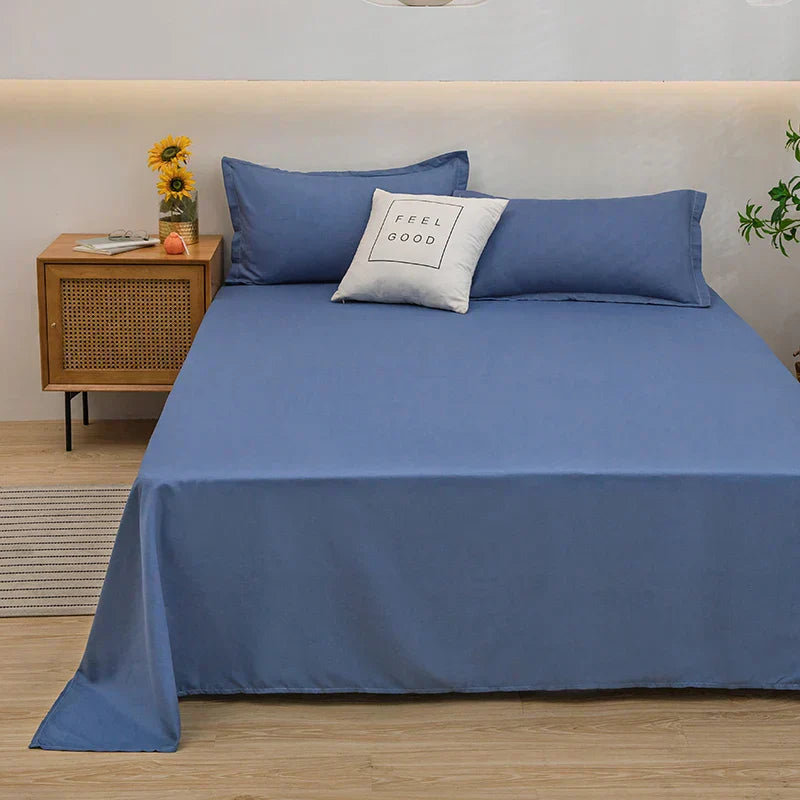 100% Linen Fitted Bed Sheet for Comfortable Sleep