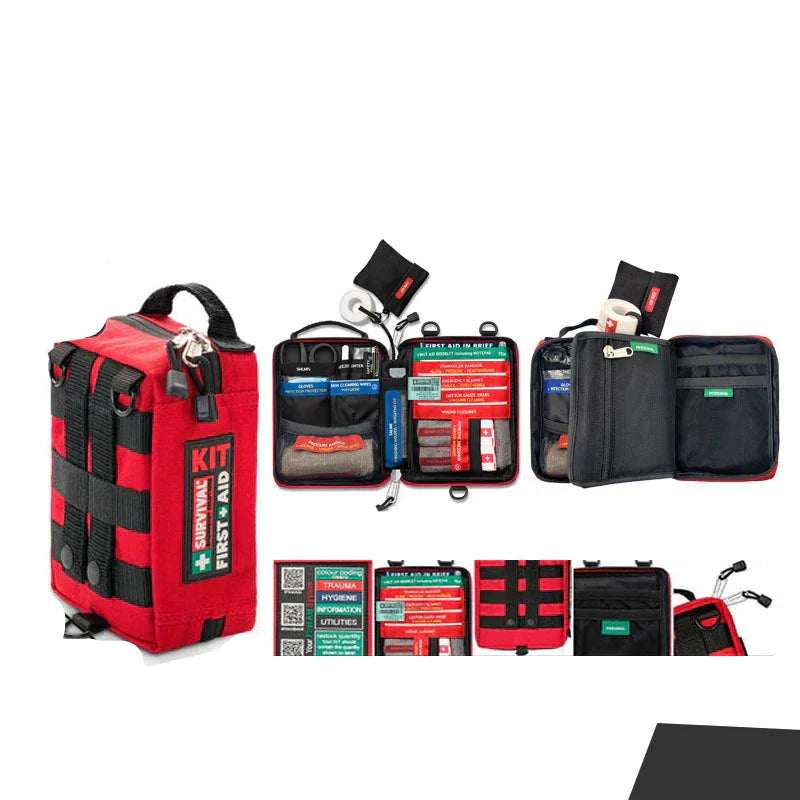 Waterproof Travel First Aid Kit - Compact Medical Bag