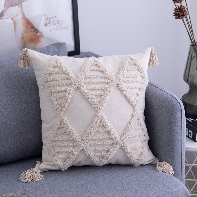 Boho Chic Cotton Pillowcases Set - Multicolor Ibiza Style
