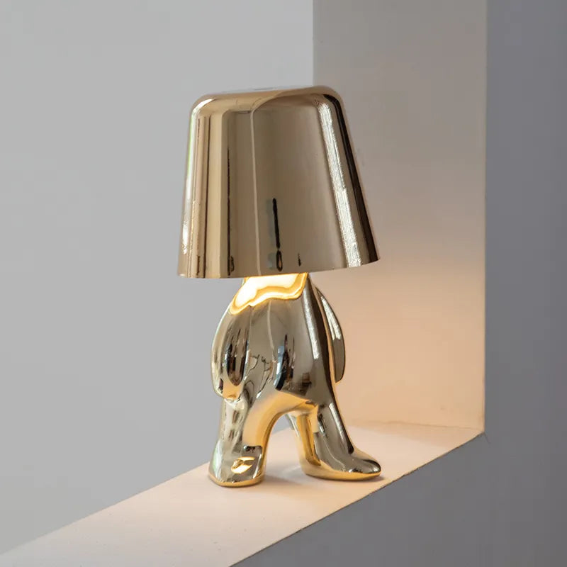 Elegant Rechargeable Table Lamp with Adjustable Brightness