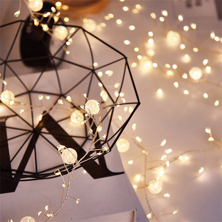 Firework Fairy Twinkle Cluster String Lights with 400 LEDs
