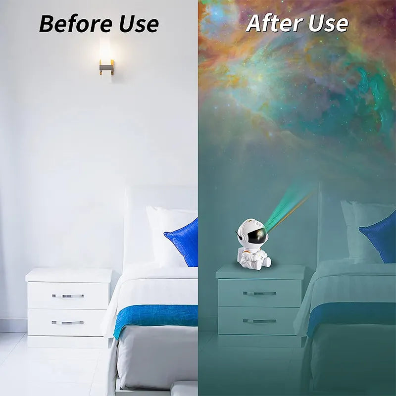 Astronaut LED Galaxy Projector with Remote Control