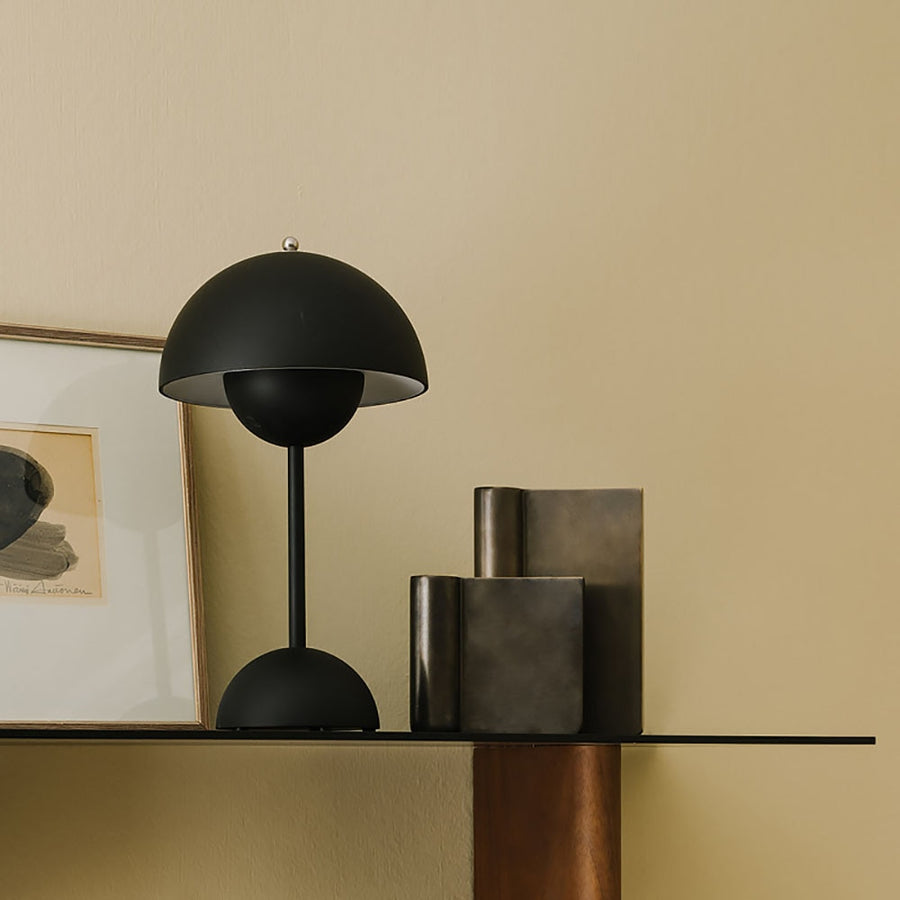 Rechargeable Mushroom Table Lamp with Touch Control - Minimalist Design