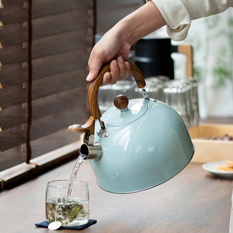 Stainless Steel Kettle with Universal Whistle, 2.5/3 Liter