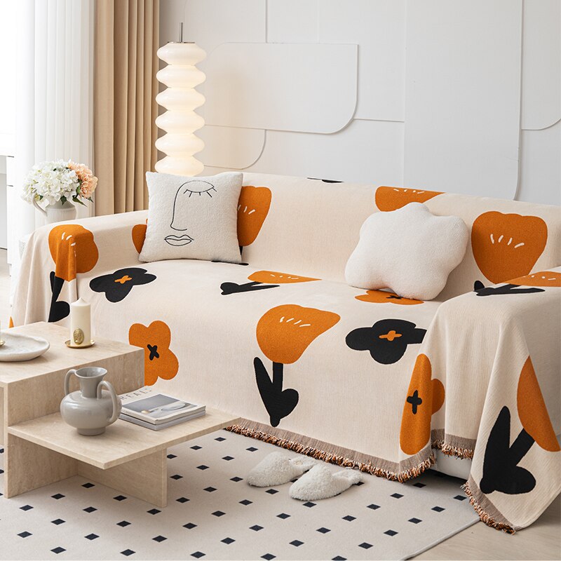 Floral Non-Slip Waterproof Sofa Cover