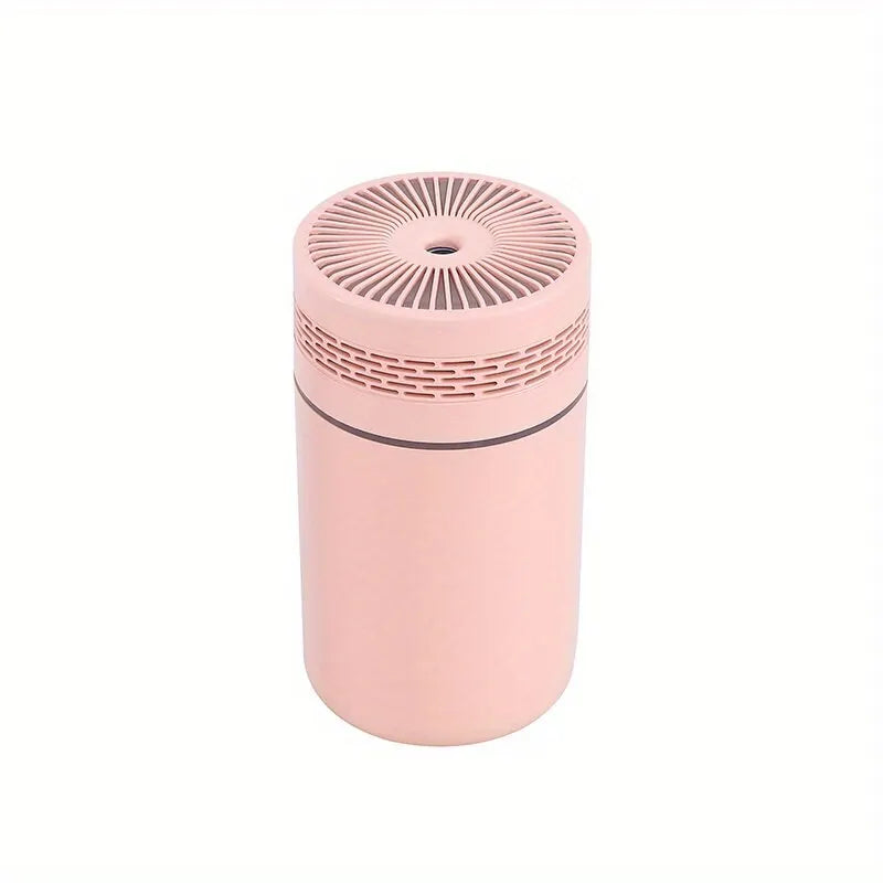 Portable USB Car Humidifier with LED Light and Aromatherapy Function