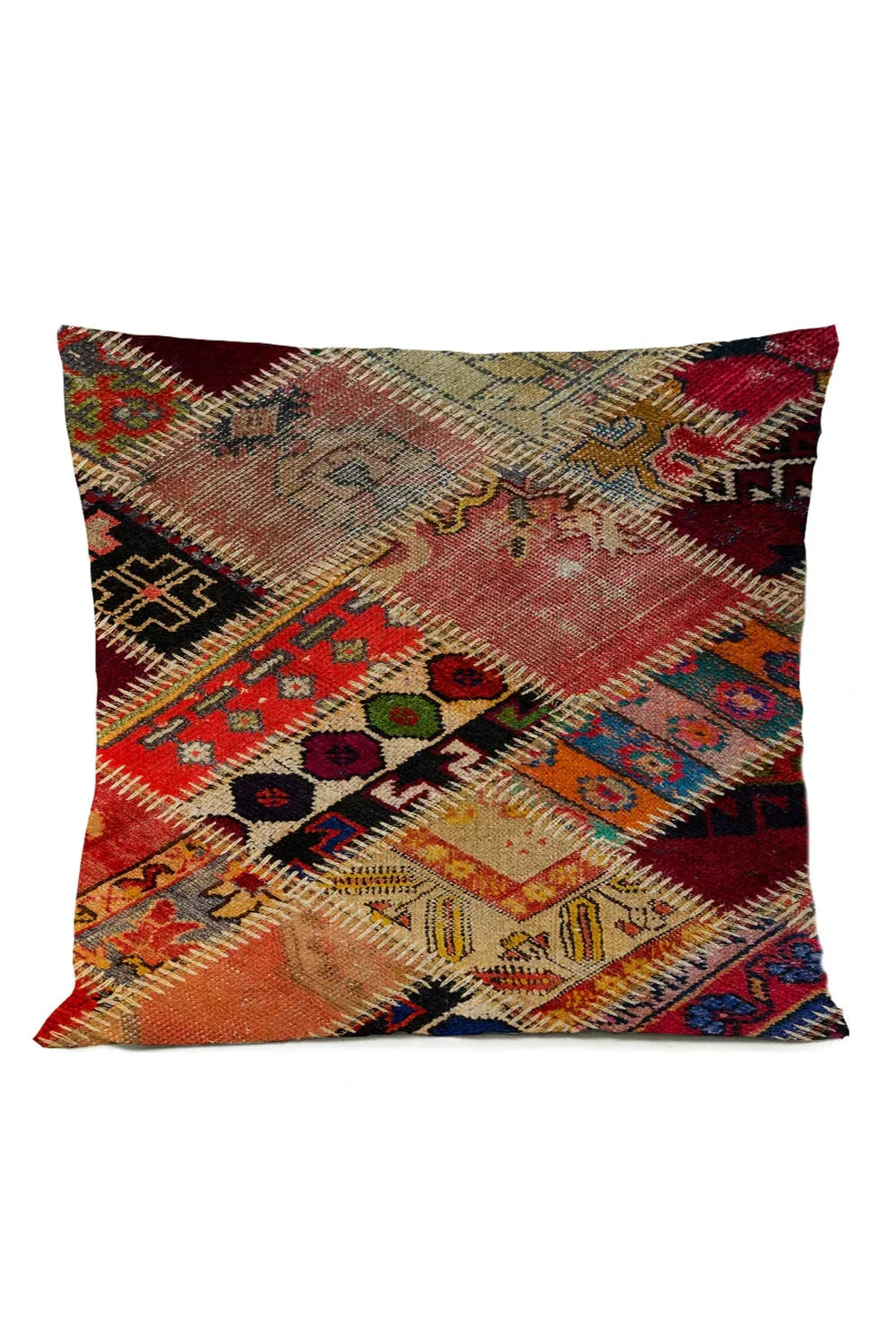 Ethnic Tribal Cotton-Linen Pillowcase