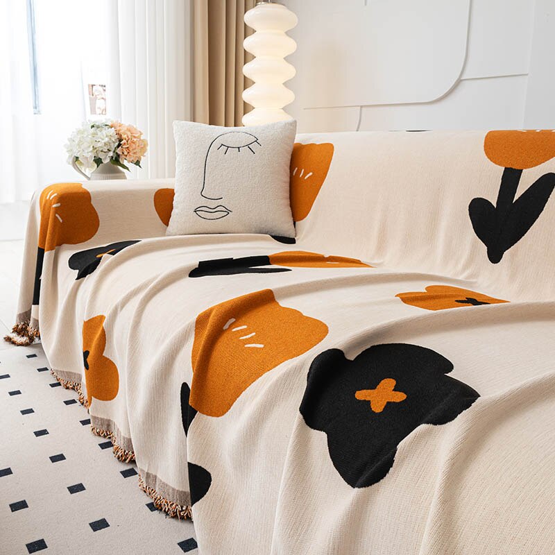 Floral Blossom Non-Slip Waterproof Sofa Cover
