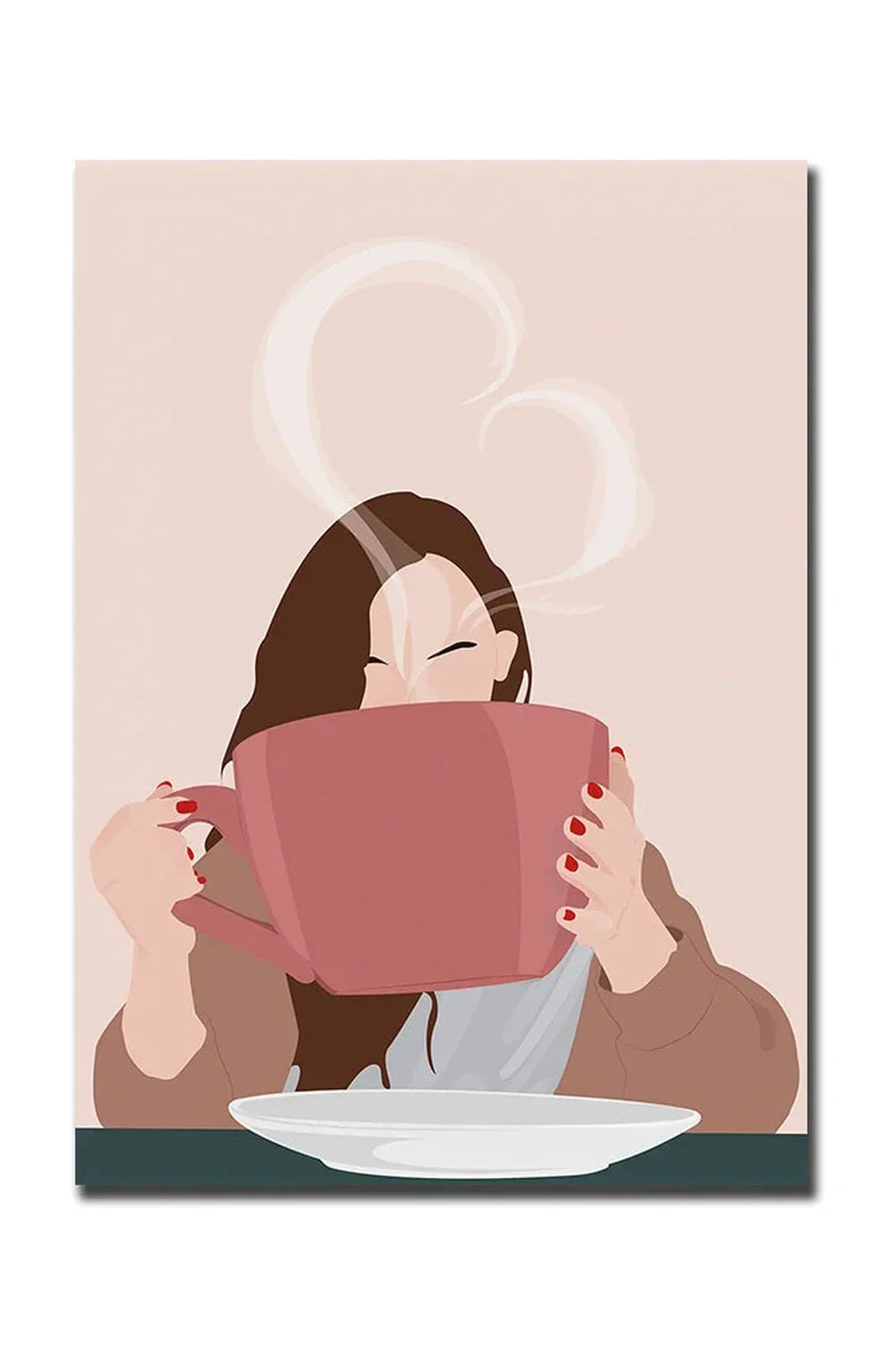 Good Morning Coffee Canvas Wall Art