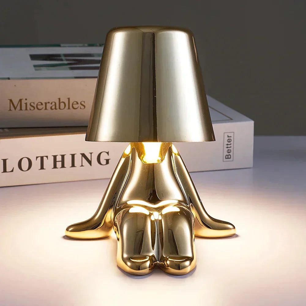 Elegant Rechargeable Table Lamp with Adjustable Brightness