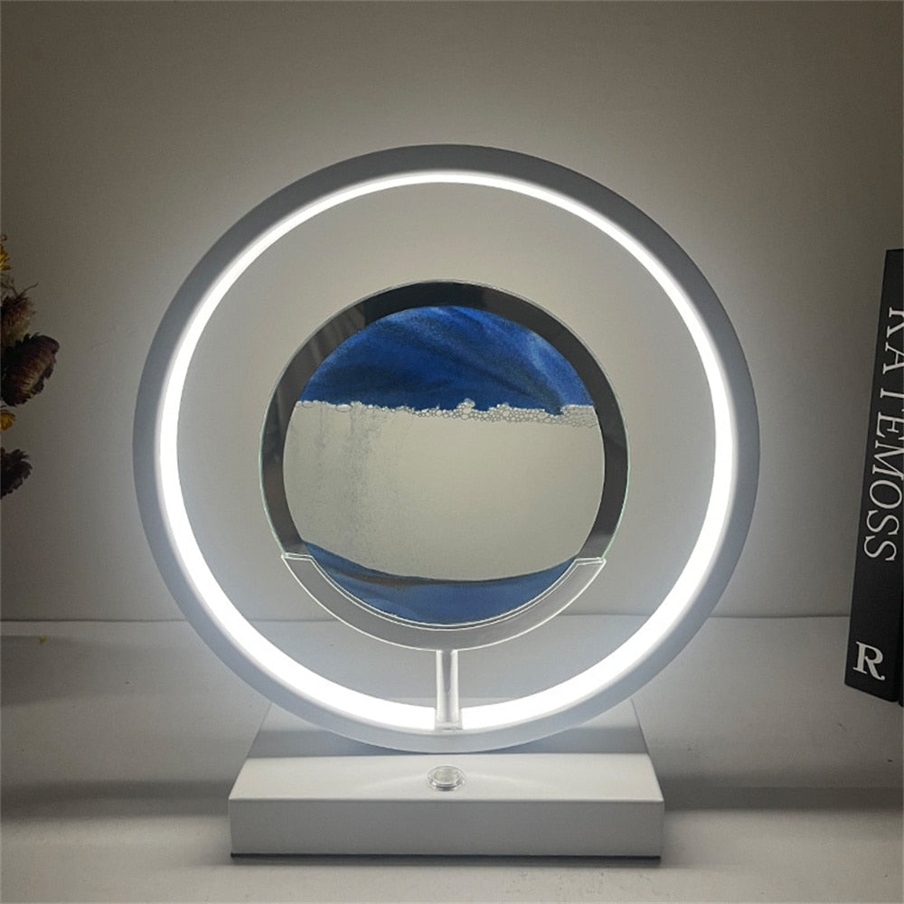 3D LED Flowing Sand Art Lamp