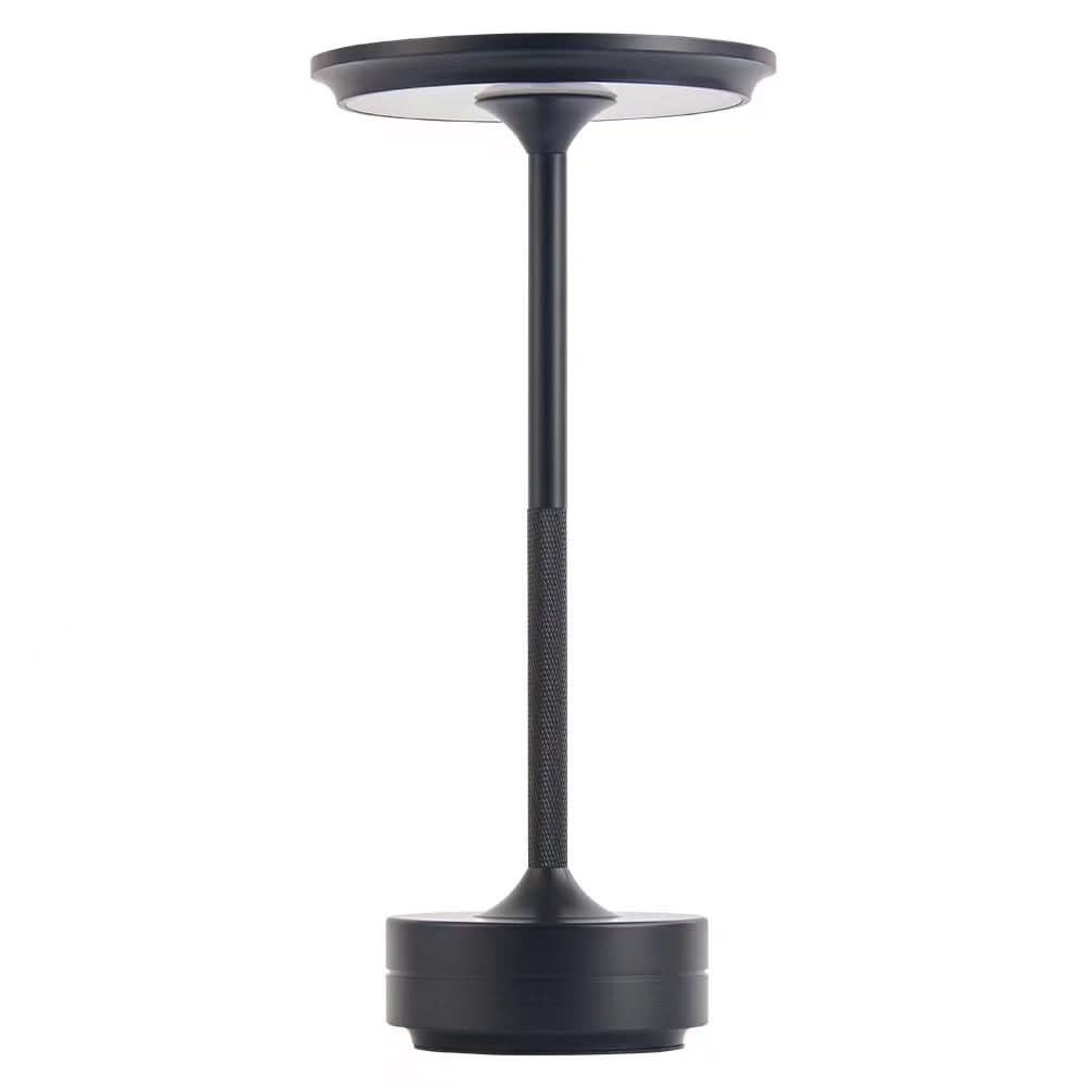 Rechargeable Wireless LED Table Lamp - Portable Touch Control, Metal Finish