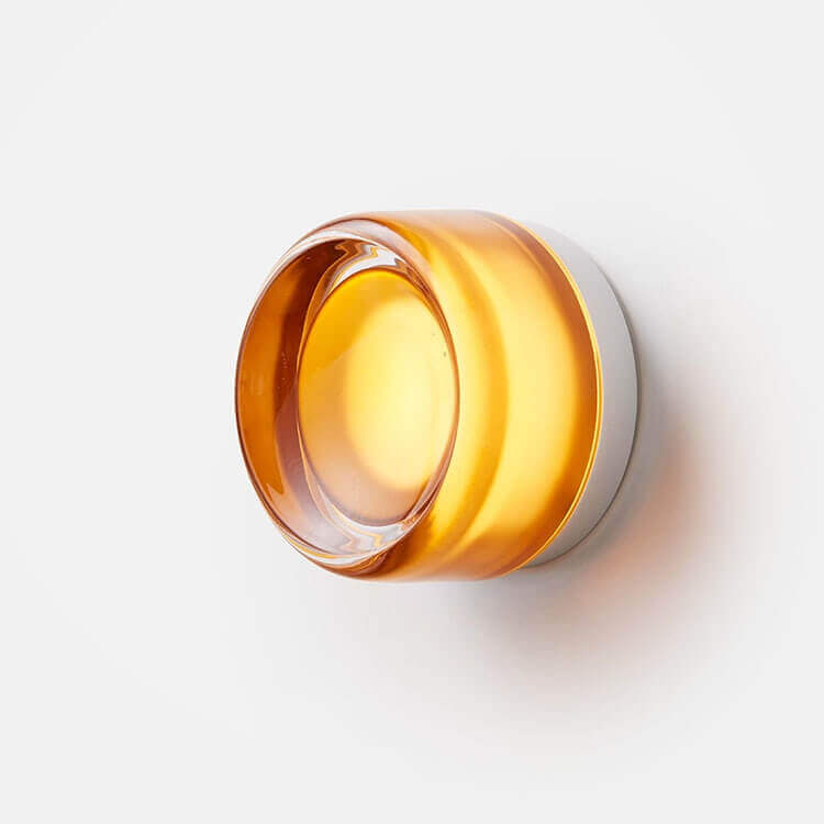 Ribbed Plexiglass Wall Lamp - Modern Industrial Design